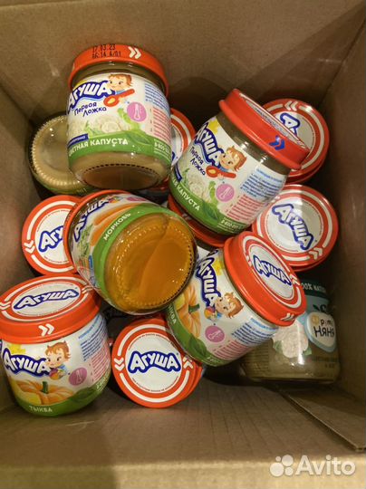 Детское пюре Агуша Обмен