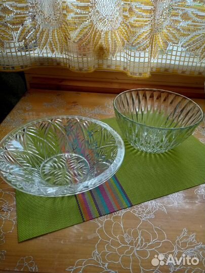 Салатники-конфетницы стекло/хрусталь СССР