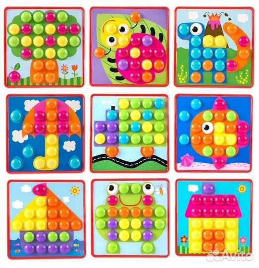 Крупная мозайка развивайка