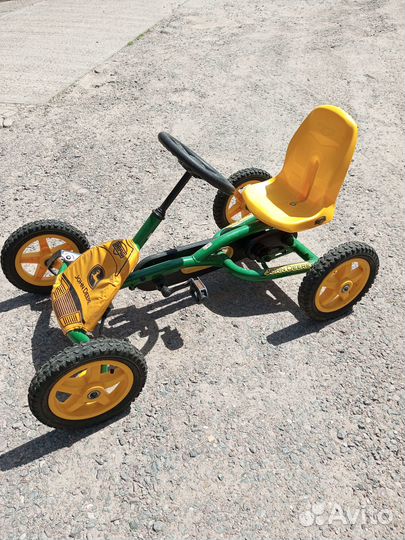 Веломобиль Berg Buddy John Deere, желтый/зеленый