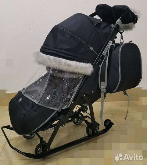 Санки коляска Ника 7-5 SK новые + доставка