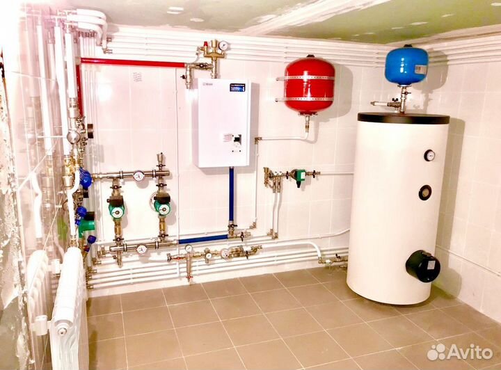 Монтаж отопления, водоснабжения