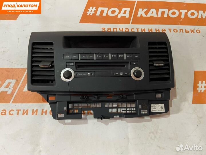 Панель управления магнитолой Mitsubishi Lancer 10