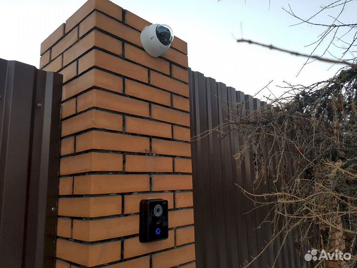 Видеонаблюдение уличное / установка монтаж