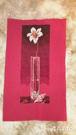 Готовая вышивка счетный крест