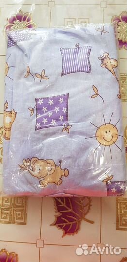 Простынь на резинке 90 на 140