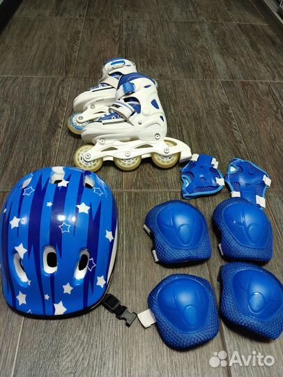 Роликовые коньки детские раздвижные