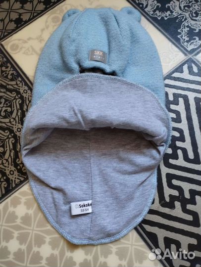 Шапка шлем зимний для мальчика 2-4 года