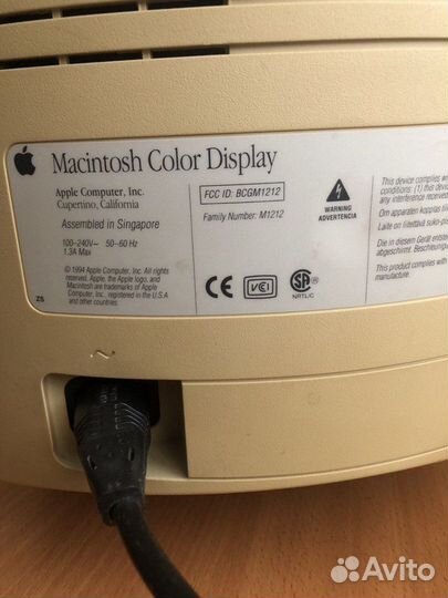 Ретро компьютер Macintosh LC 475 + монитор M1212