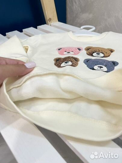 Комплект для девочки hm 80 кофта с начесом