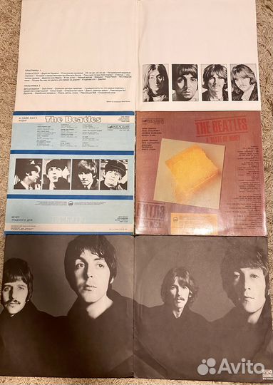 LP пластинки the Beatles Битлз Хорошее состояние
