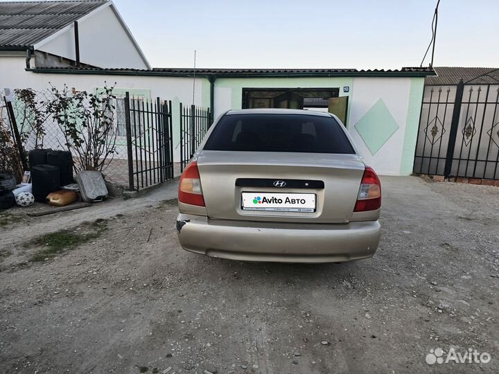 Hyundai Accent 1.5 AT, 2005, 230 000 км