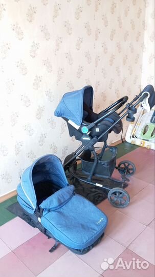 Прогулочная коляска 3 в 1 бу
