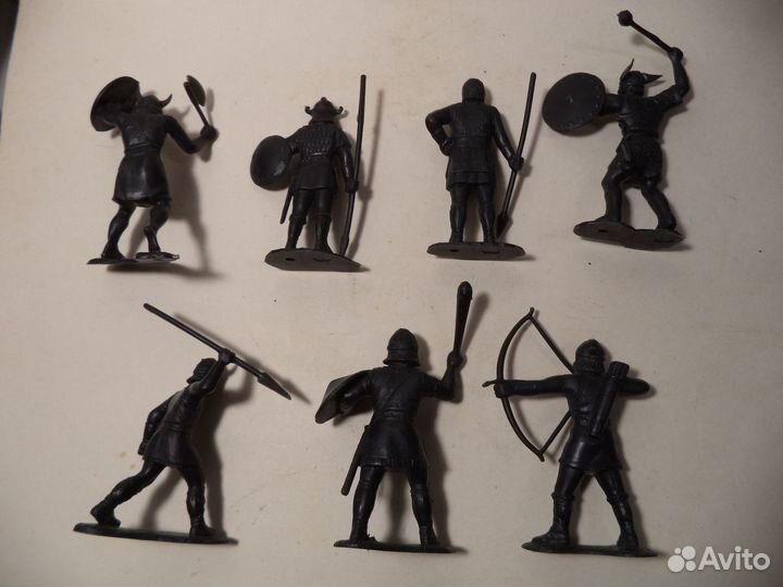 Солдатики Индейцы дзи СССР 7 фигур