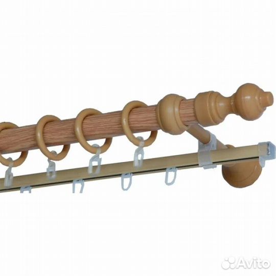 Карнизы для штор двухрядные бу