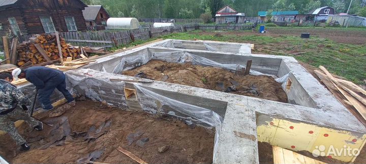 Строим дома из бруса, пеноблок