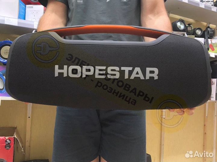 Мощная блютуз колонка Hopestar H60 с ручкой опт