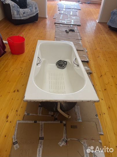 Ванная чугунная б/у