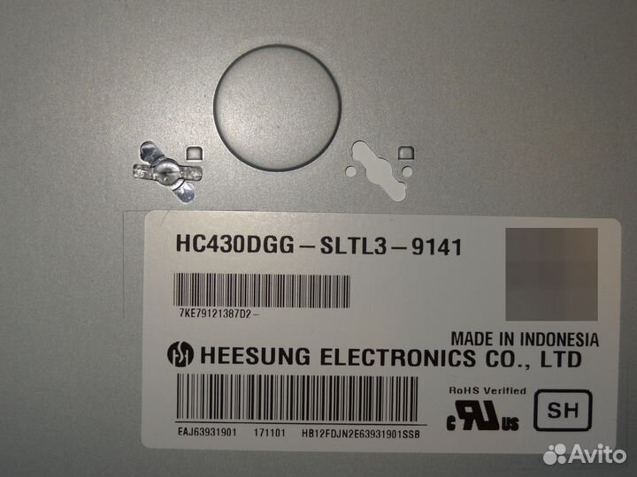 6870S-2432A+6870S-2433A для LG 43UJ630V-ZA