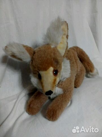 Антикварная игрушка Лиса