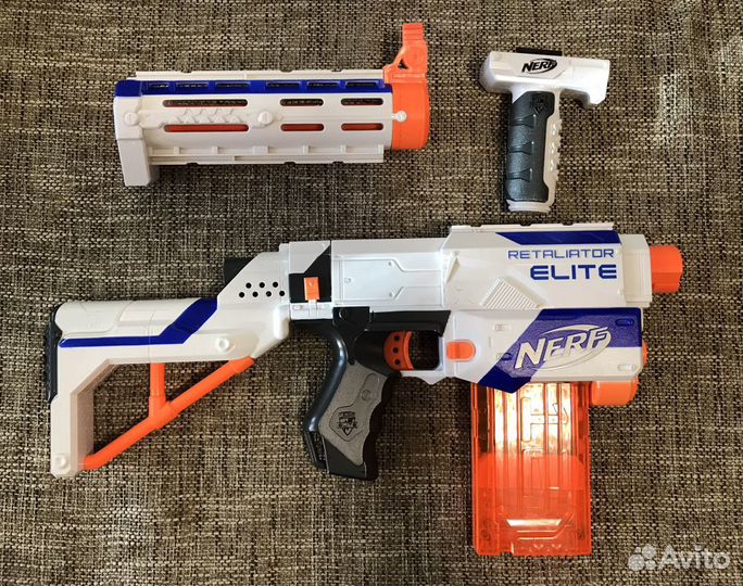 Бластер nerf retaliator 4в1. Hasbro
