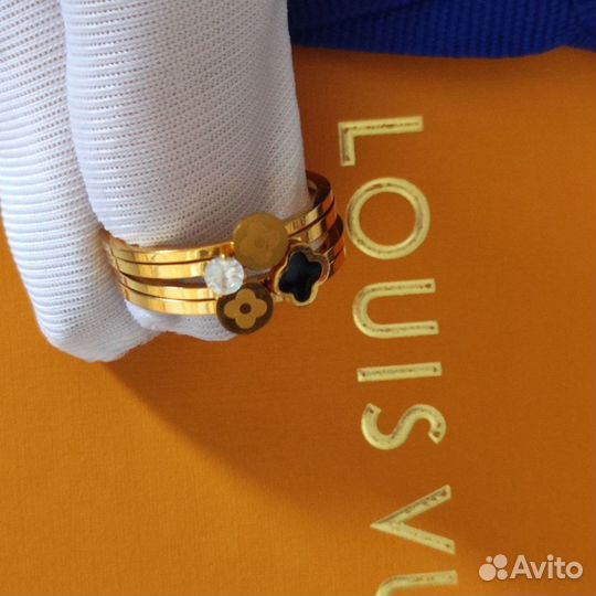 Vuitton Луи Виттон кольцо 4в1 премиум