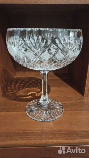 Хрустальная ваза для фруктов