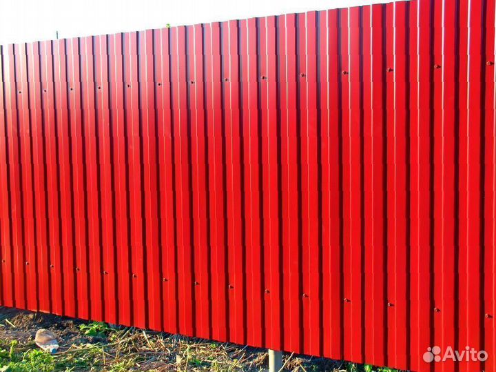 Забор из профнастила