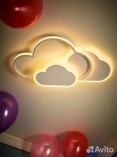 Люстра светодиодная потолочная Облако