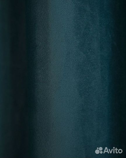 Шторы бархат Беллиссимо темно-бирюзовый