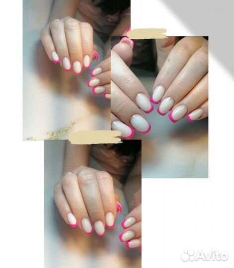 Наращивание ногтей, гель лак