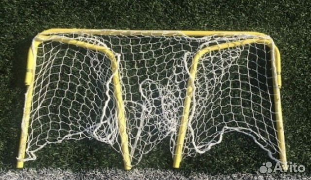 Ворота флорбол складные 2 шт 0,90м /0,60м+ сетка