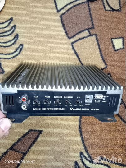Автомобильный усилитель Audio Nova