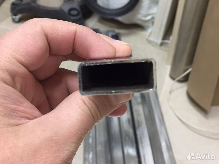 Труба хромированная прямоугольный профиль