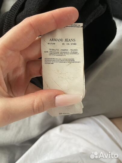 Водолазка armani jeans шерсть