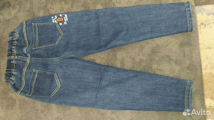 Джинсы утеплённые на мальчика 134