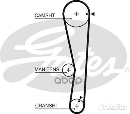 Ремень грм Mitsubishi Colt/Lancer/Carisma