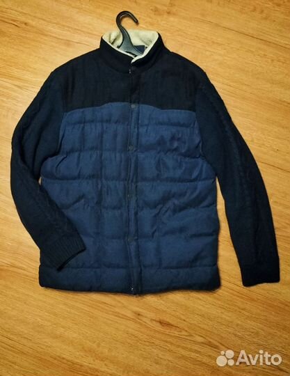 Куртка вязаные рукава демисезонная еврозима