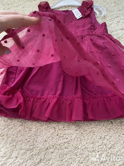 Платье праздничное для девочки 80 86