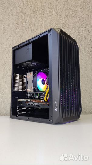 Игровой пк Intel 2650v2 8 ядер + RX 580 + 16 RAM
