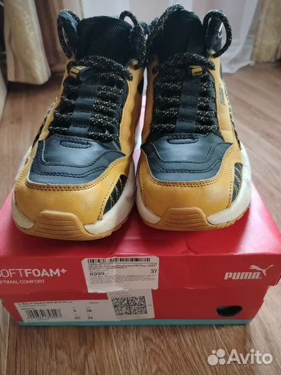 Утеплённые кроссовки Puma. Размер 37