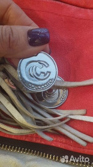 Кланч кожаный