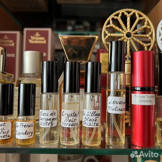 Готовые отливанты духов, личная коллекция