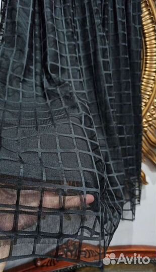 Alexander mcqueen юбка 46р сетка италия