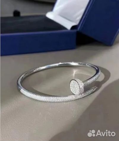 Браслет cartier Juste un Clou белое золото