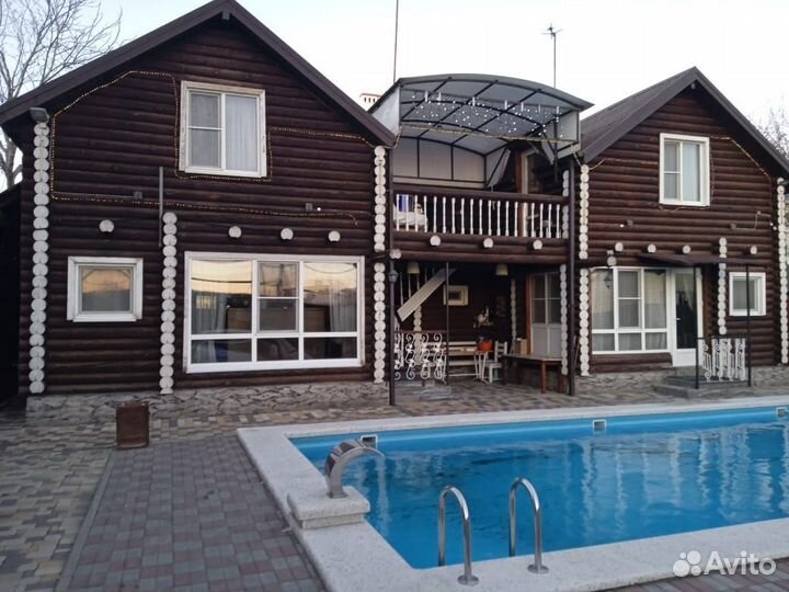 Баня сауна с бассейном