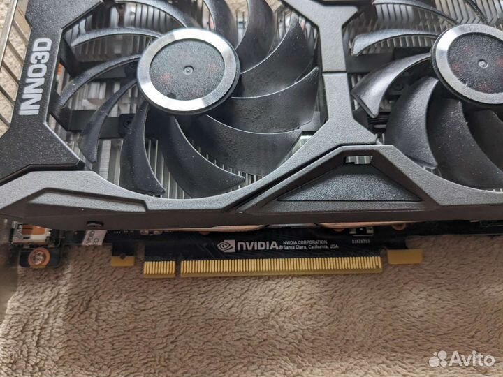 Видеокарта inno3D GeForce RTX 2060 twin X2 6 GB