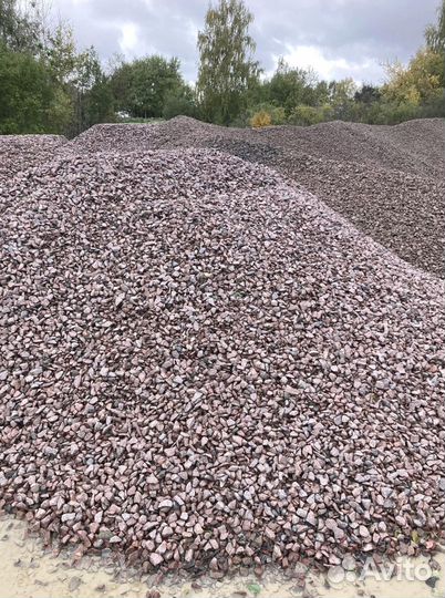 Щебень гравийный для дренажа