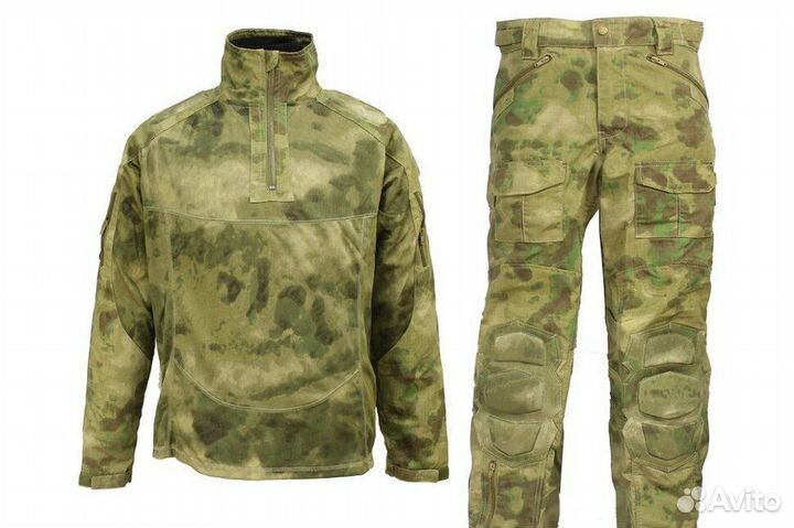 Тактический костюм мох (мочалка)