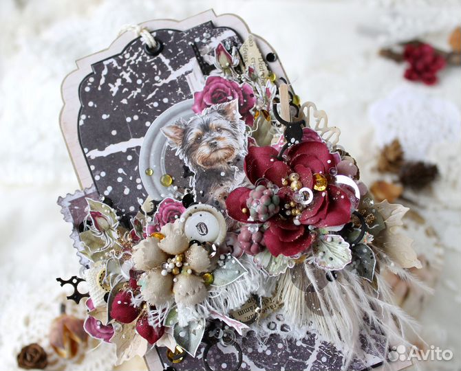 Открытка ручной работы